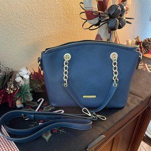 Simply Noelle Blue Satchel Handbag
